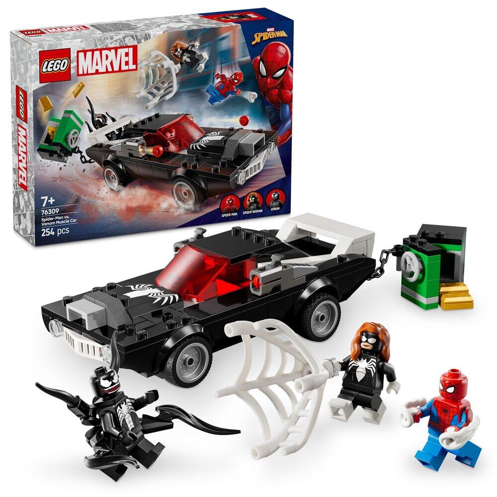 LEGO Marvel 76309 Spider-Man vs. Venom Muscle Car box front