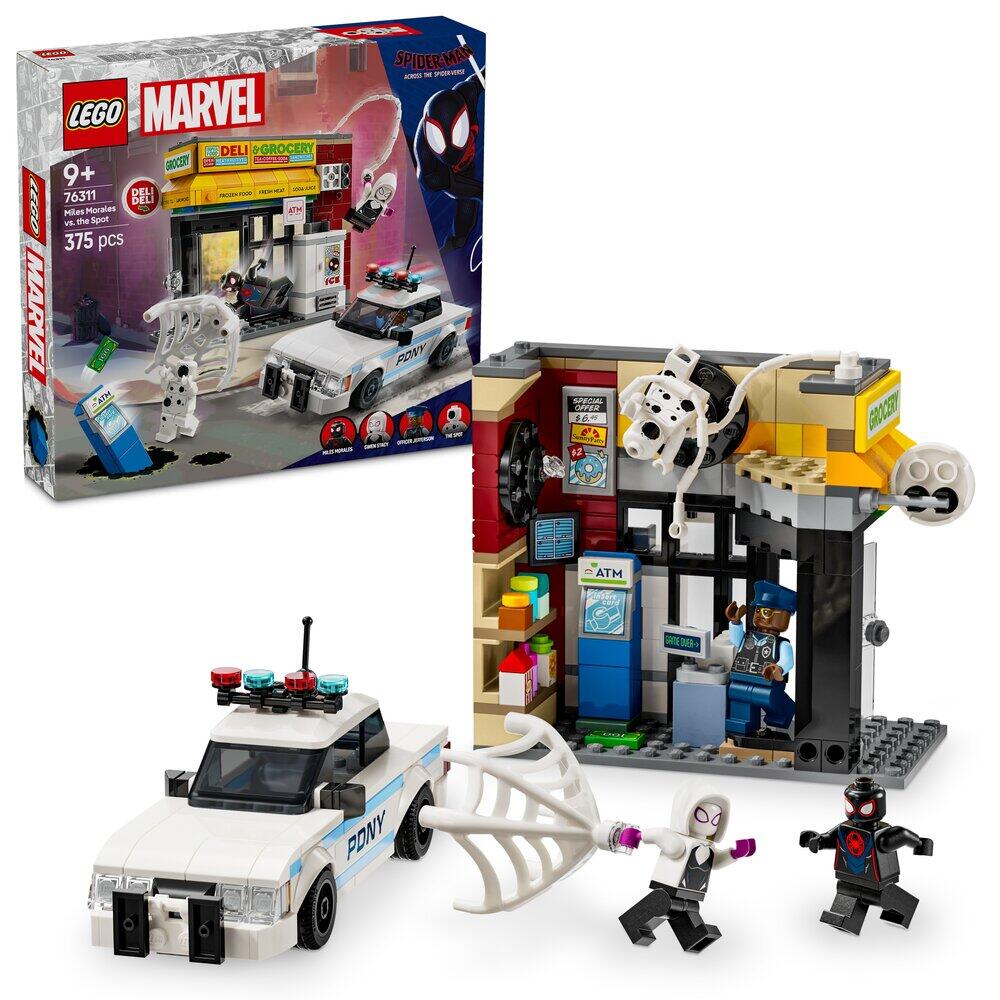 LEGO Marvel 76311 Miles Morales vs. The Spot box front