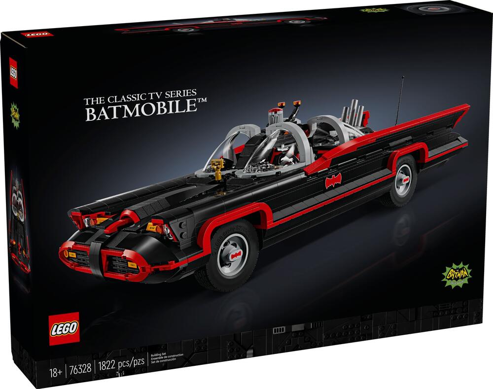 LEGO DC 76328 Batman The Classic TV Series Batmobile box front