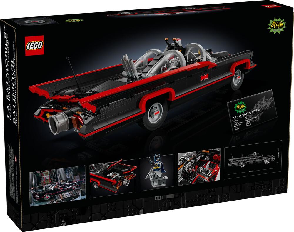 LEGO DC 76328 Batman The Classic TV Series Batmobile box back