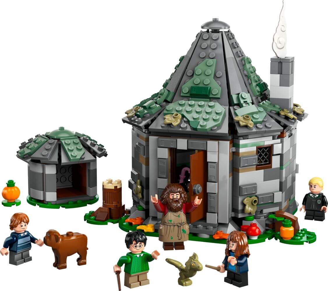 LEGO 76428 Hagrid's Hut: An Unexpected Visit box back