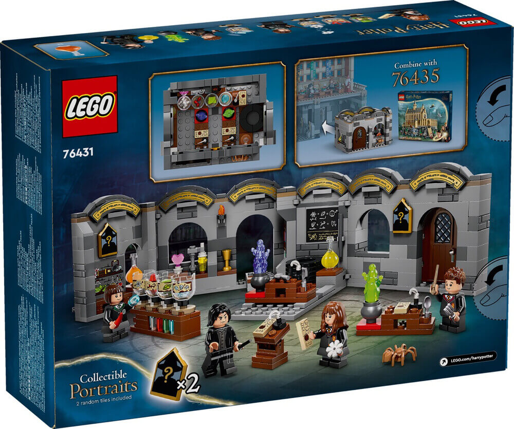 LEGO Harry Potter 76431 Hogwarts Castle: Potions Class box back