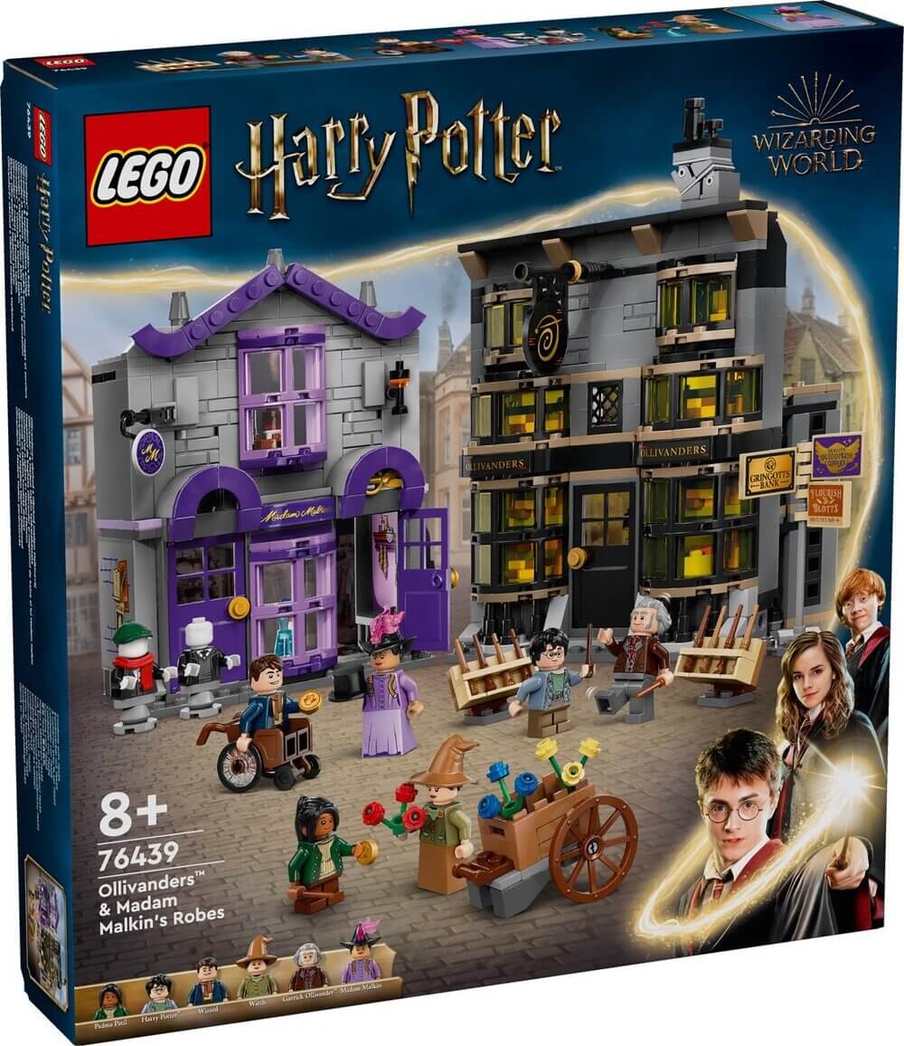 LEGO Harry Potter 76439 Ollivanders & Madam Malkin's Robes box front