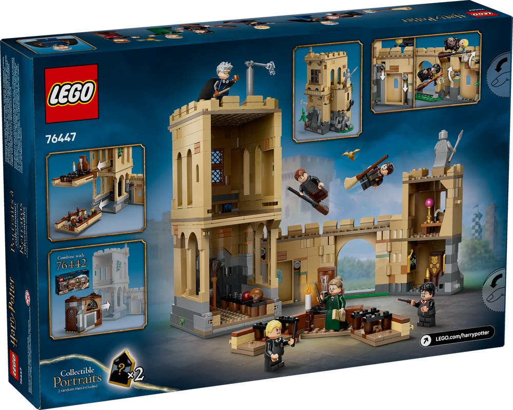 LEGO Harry Potter 76447 Hogwarts Castle: Flying Lesson box back