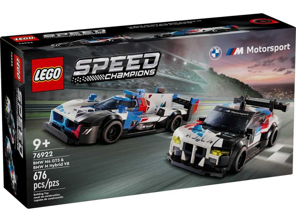 LEGO Speed Champions 76922 BMW M4 GT3 & BMW M Hybrid V8 box front