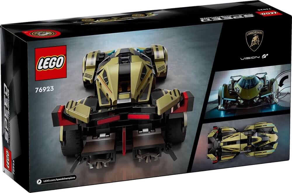 LEGO Speed Champions 76923 Lamborghini Lambo V12 Vision GT box back