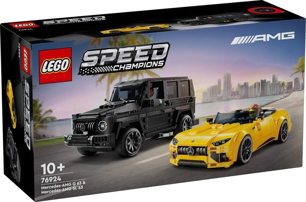 LEGO Speed Champions 76924 Mercedes AMG G63 & SL63 box front