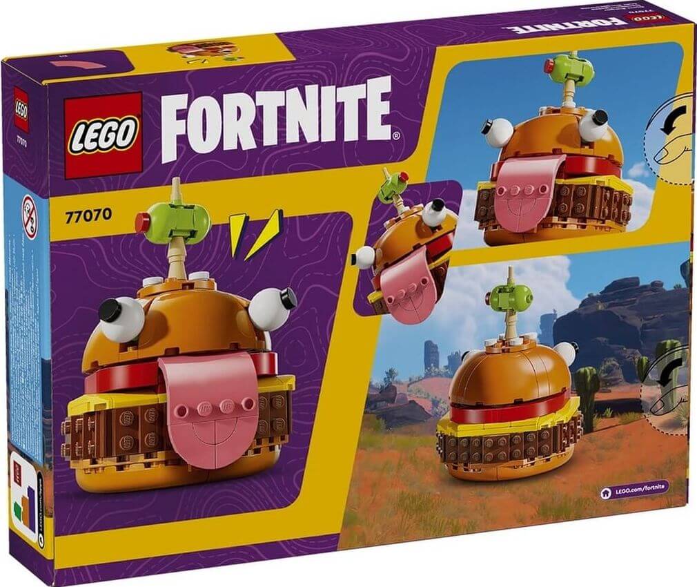 LEGO Fortnite 77070 Durrr Burger box back
