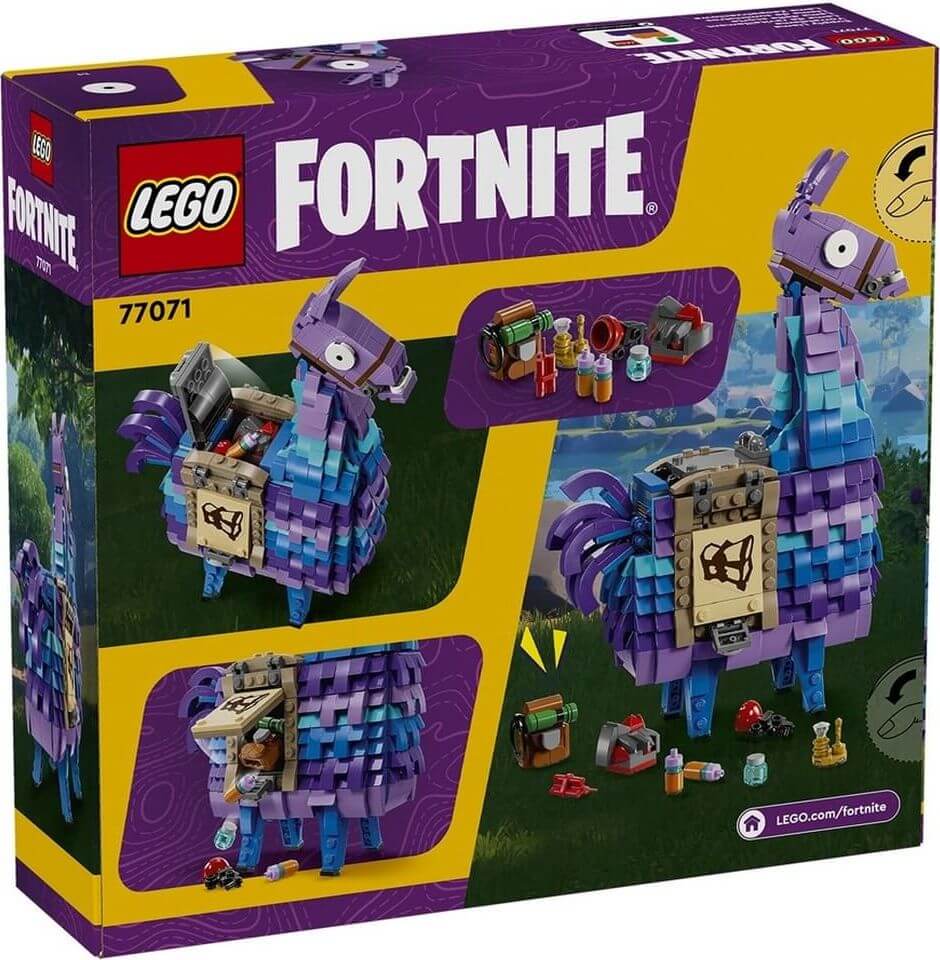 LEGO Fortnite 77071 Supply Llama box back