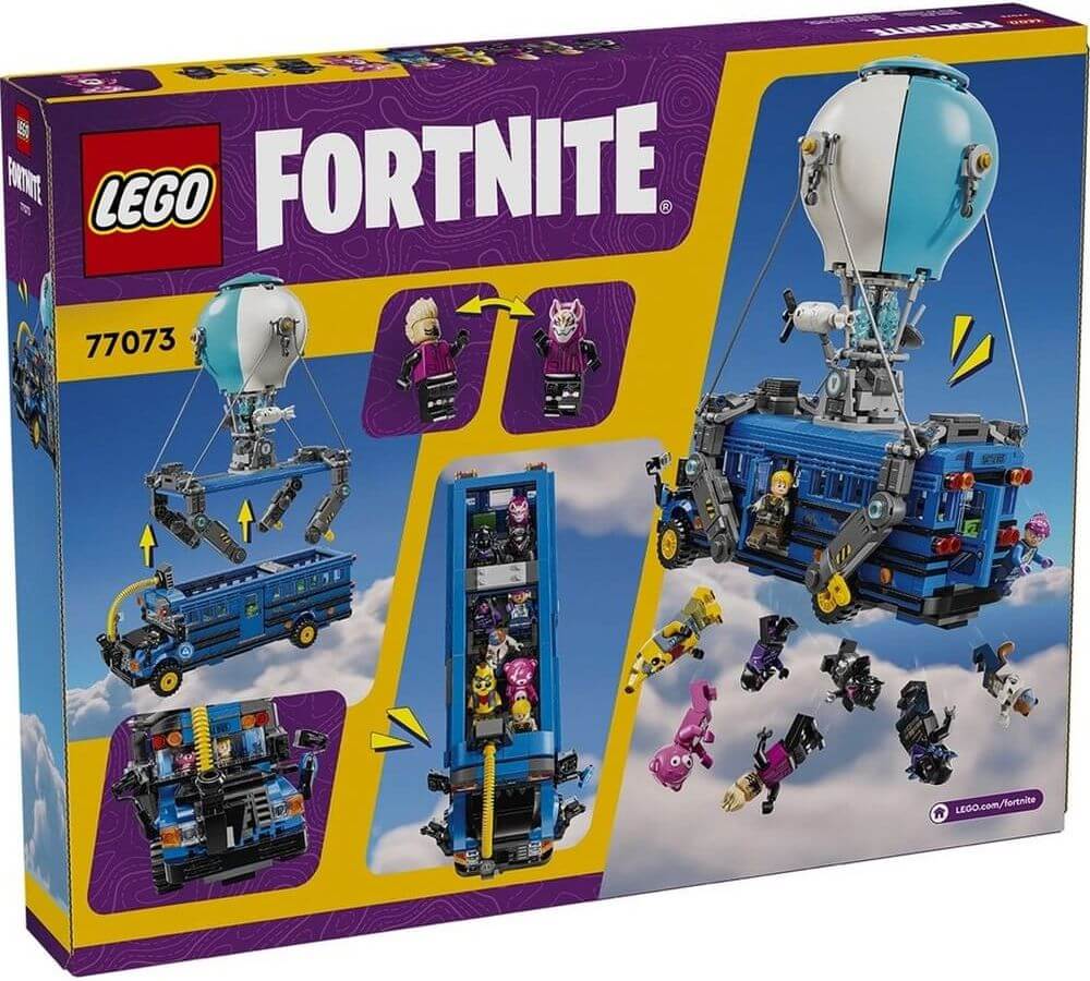 LEGO Fortnite 77073 Battle Bus box back