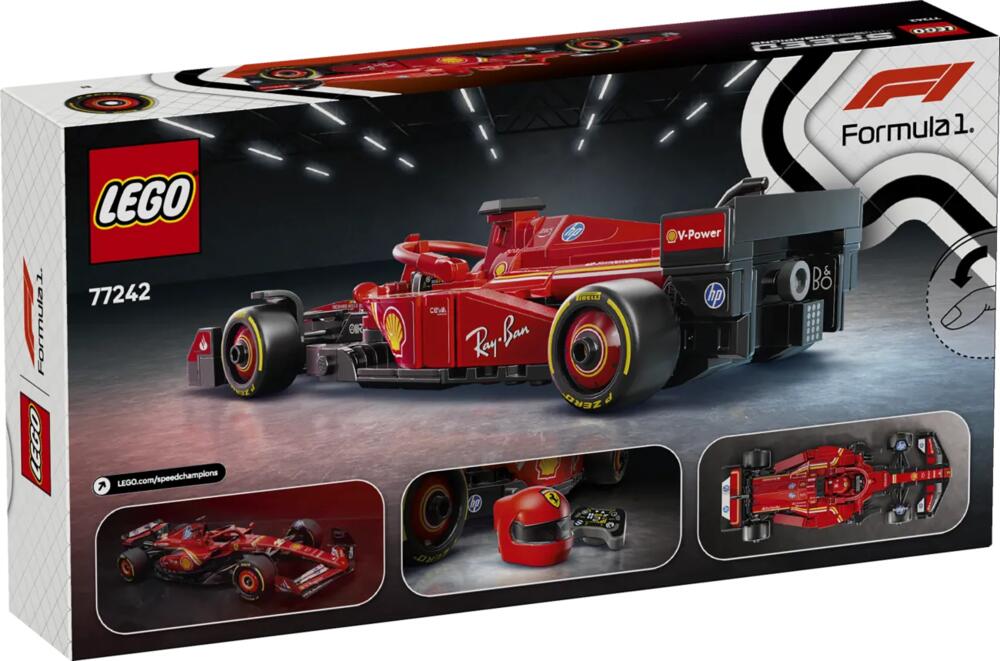 LEGO Speed Champions 77242 Ferrari SF-24 box back