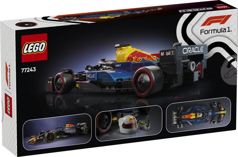 LEGO Speed Champions 77243 Oracle Red Bull Racing box back