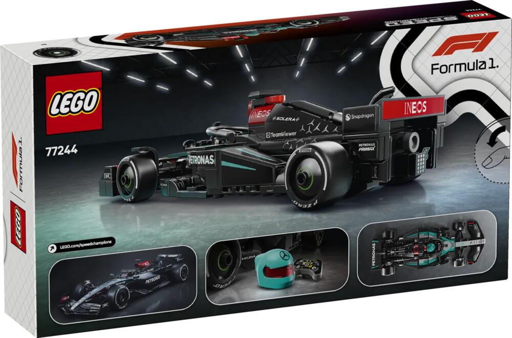 LEGO Speed Champions 77244 Mercedes-AMG PETRONAS F1 Team W15 E Performance box back