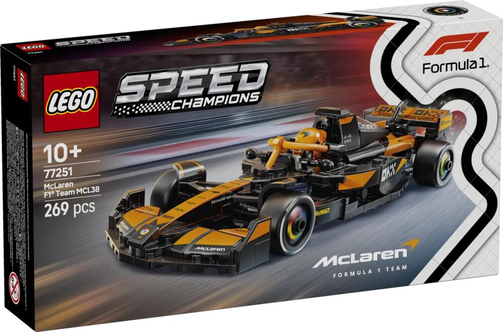 LEGO Speed Champions 77251 McLaren F1 Team MCL38 box front