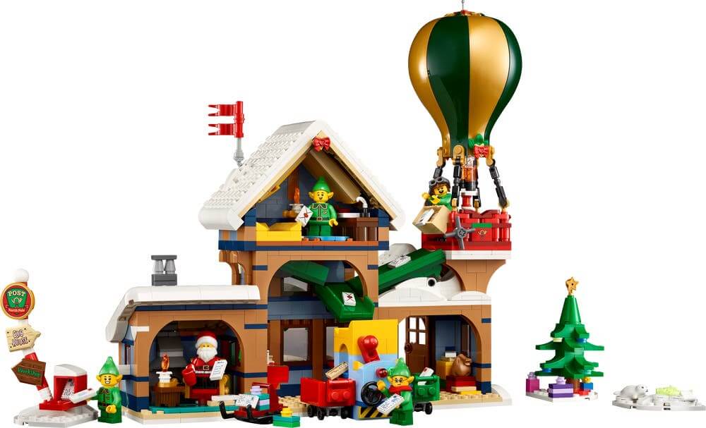 LEGO Icons 10339 Santa's Post Office back