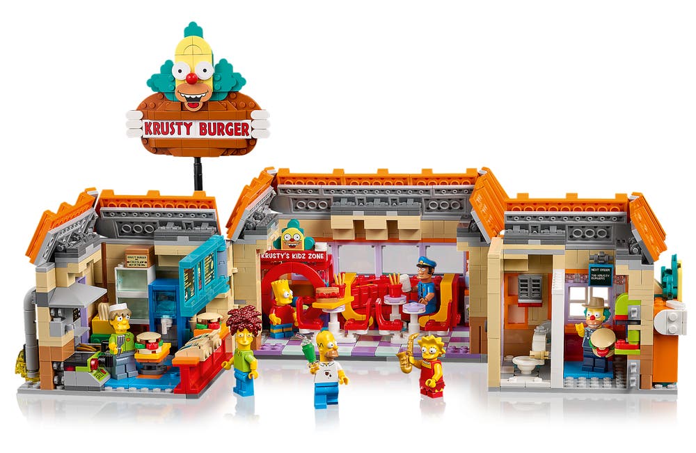 LEGO Icons 10352 The Simpsons: Krusty Burger interior