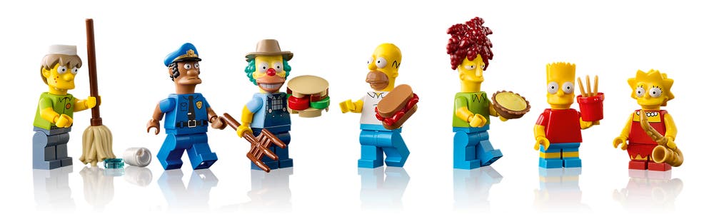 LEGO Icons 10352 The Simpsons: Krusty Burger Minifigures