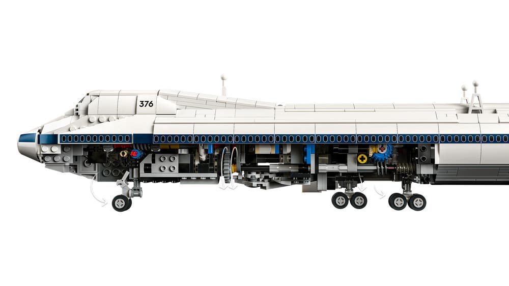 LEGO Icons 10360 Shuttle Carrier Aircraft mechanism