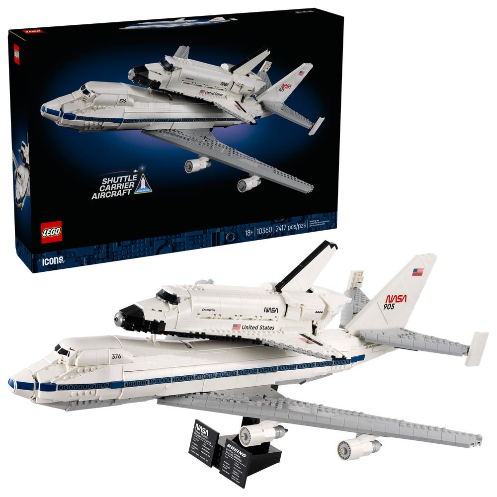 LEGO Icons 10360 Shuttle Carrier Aircraft box front