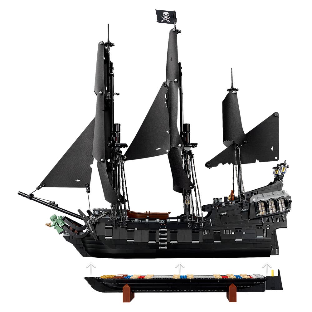 LEGO Pirates of the Caribbean 10365 Captain Jack Sparrow's Pirate Ship stand