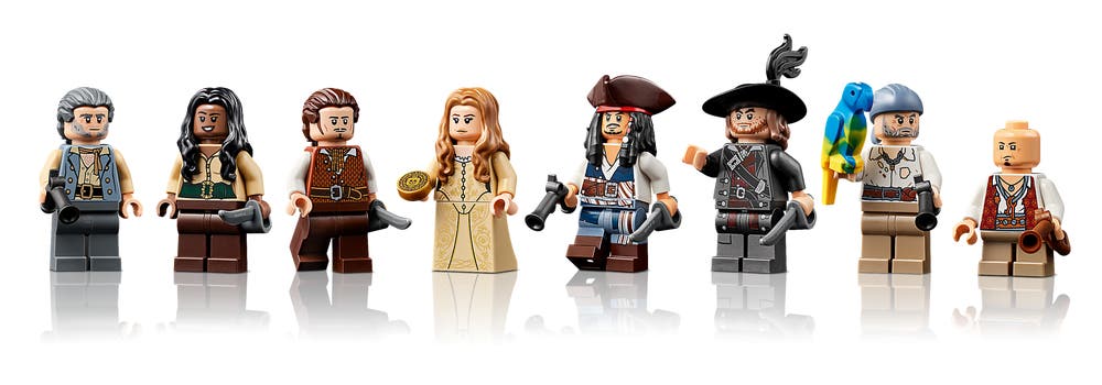 LEGO Pirates of the Caribbean 10365 Captain Jack Sparrow's Pirate Ship Minifigures