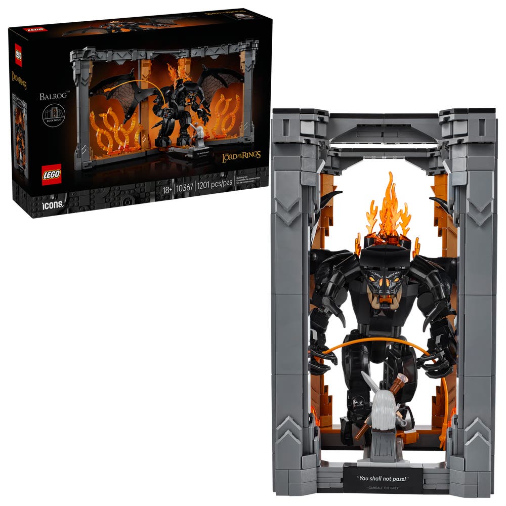LEGO Icons 10367 Lord of the Rings: Balrog Book Nook