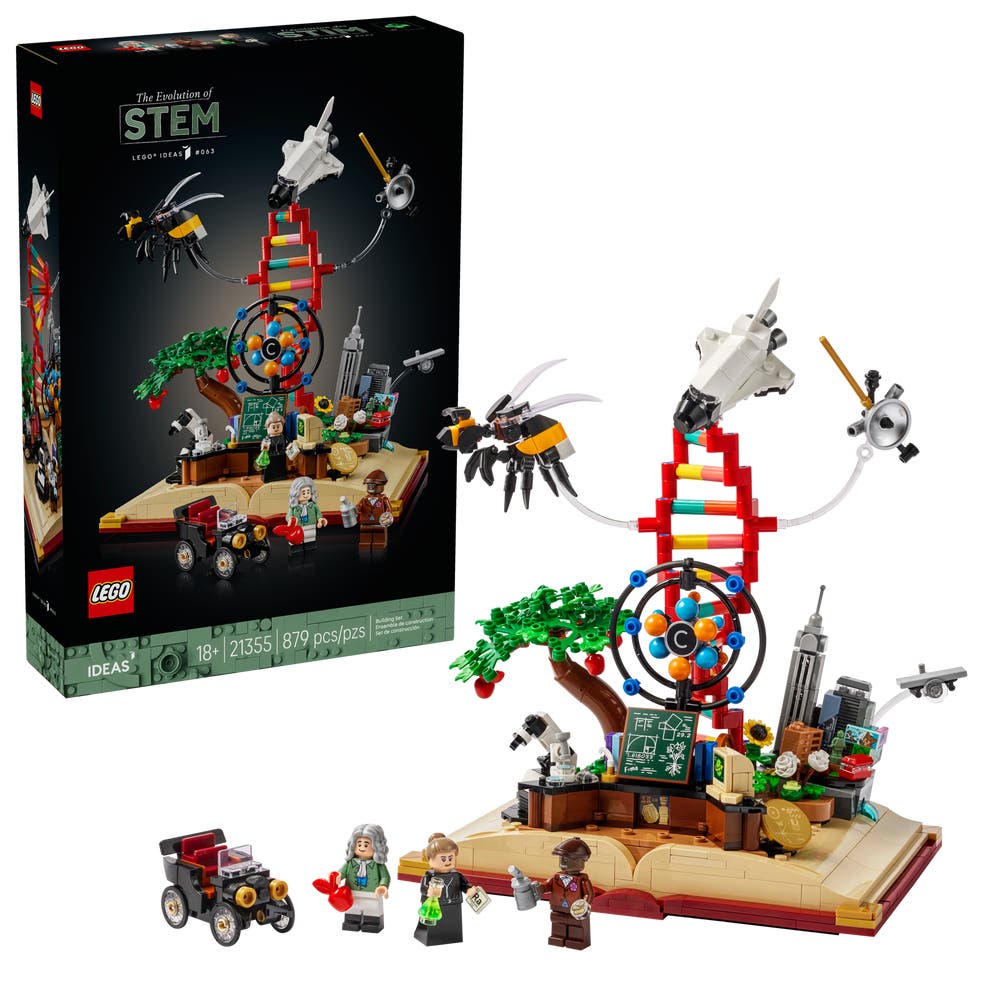 LEGO Ideas 21355 The Evolution of STEM box front