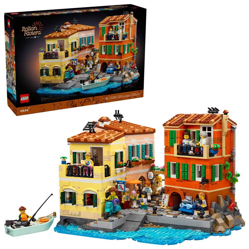 LEGO Ideas 21359 Italian Riviera box front