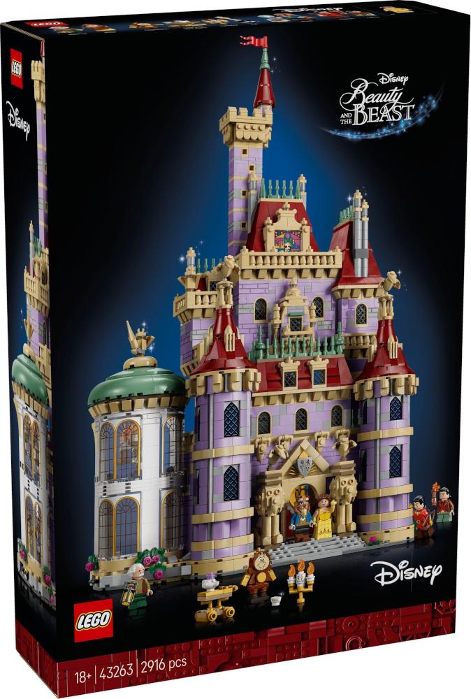 LEGO Disney 43263 Beauty and the Beast Castle box front