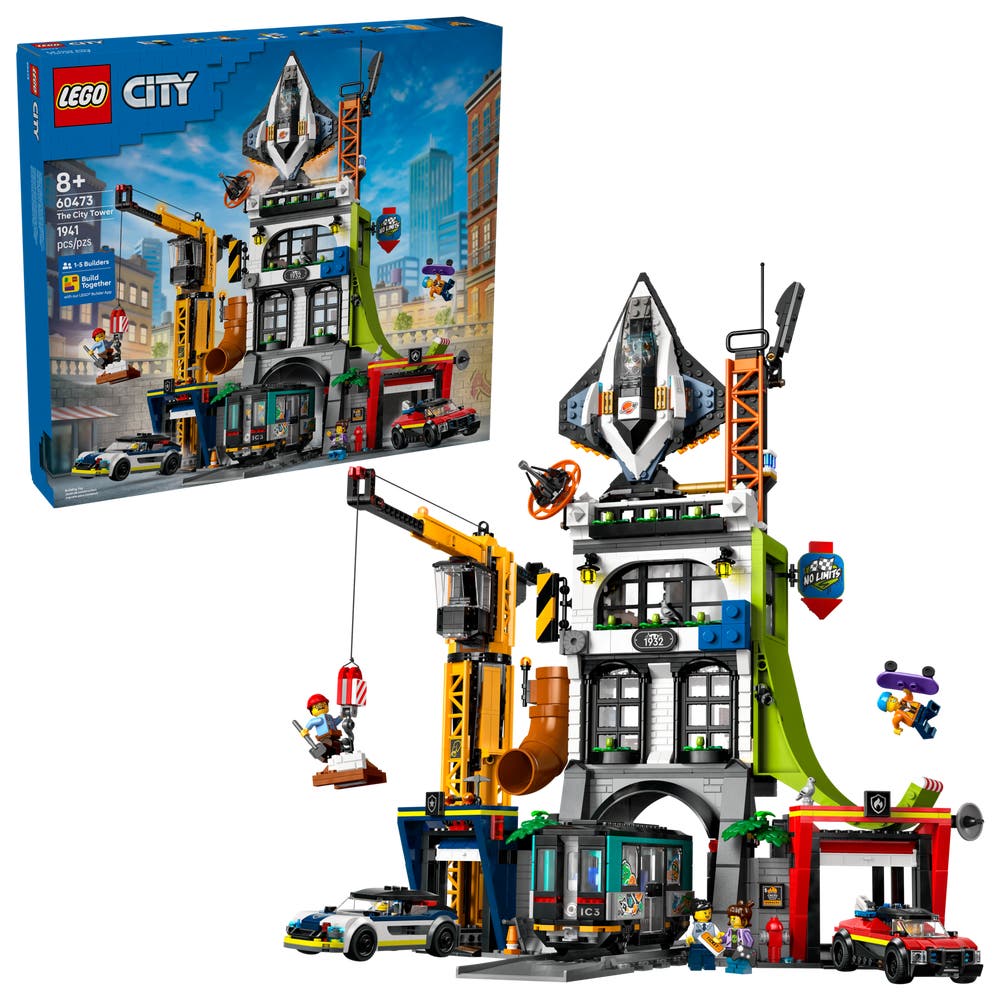 LEGO City 60473 The City Tower box front
