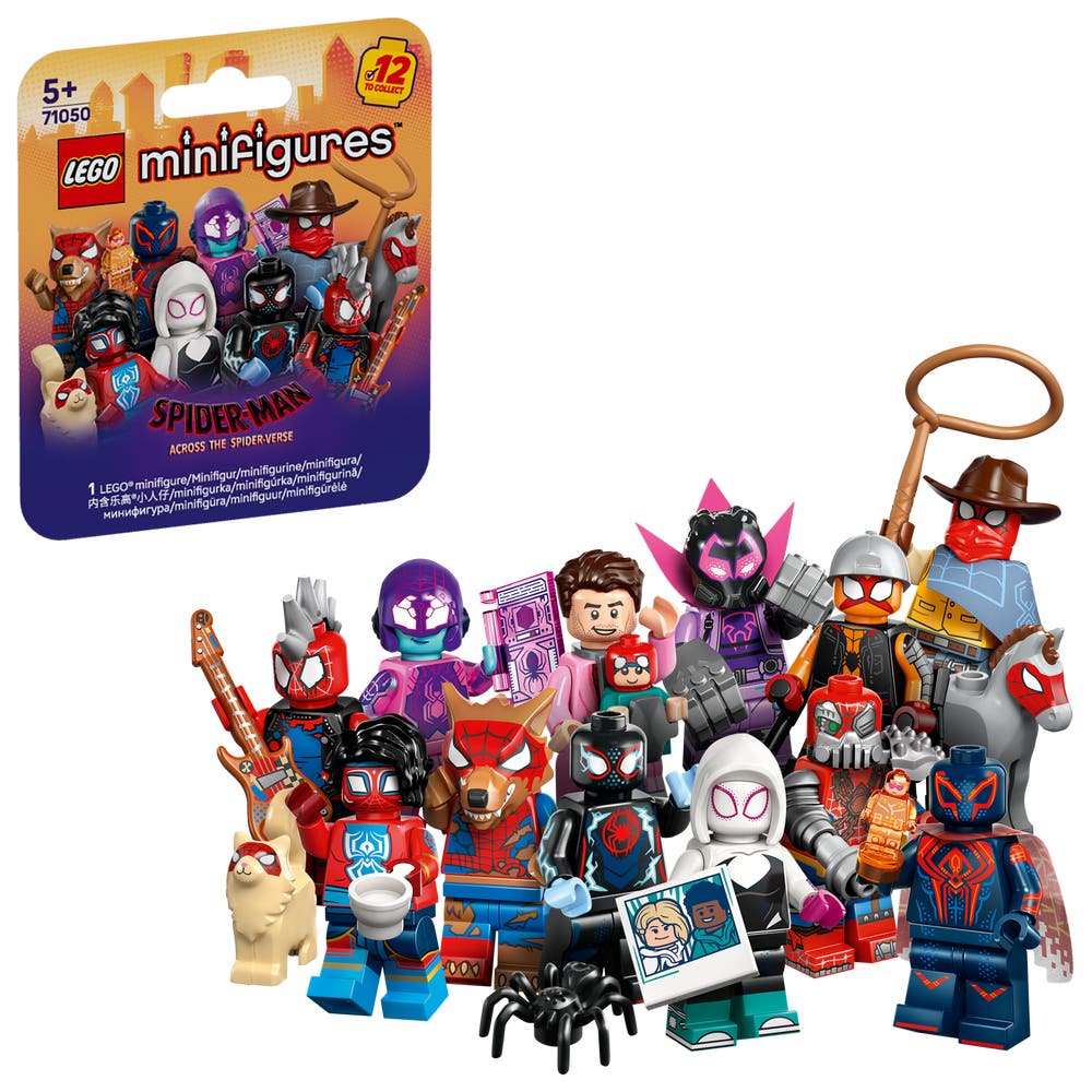 LEGO 71050 Spider-Man: Across the Spider-Verse Minifigures box