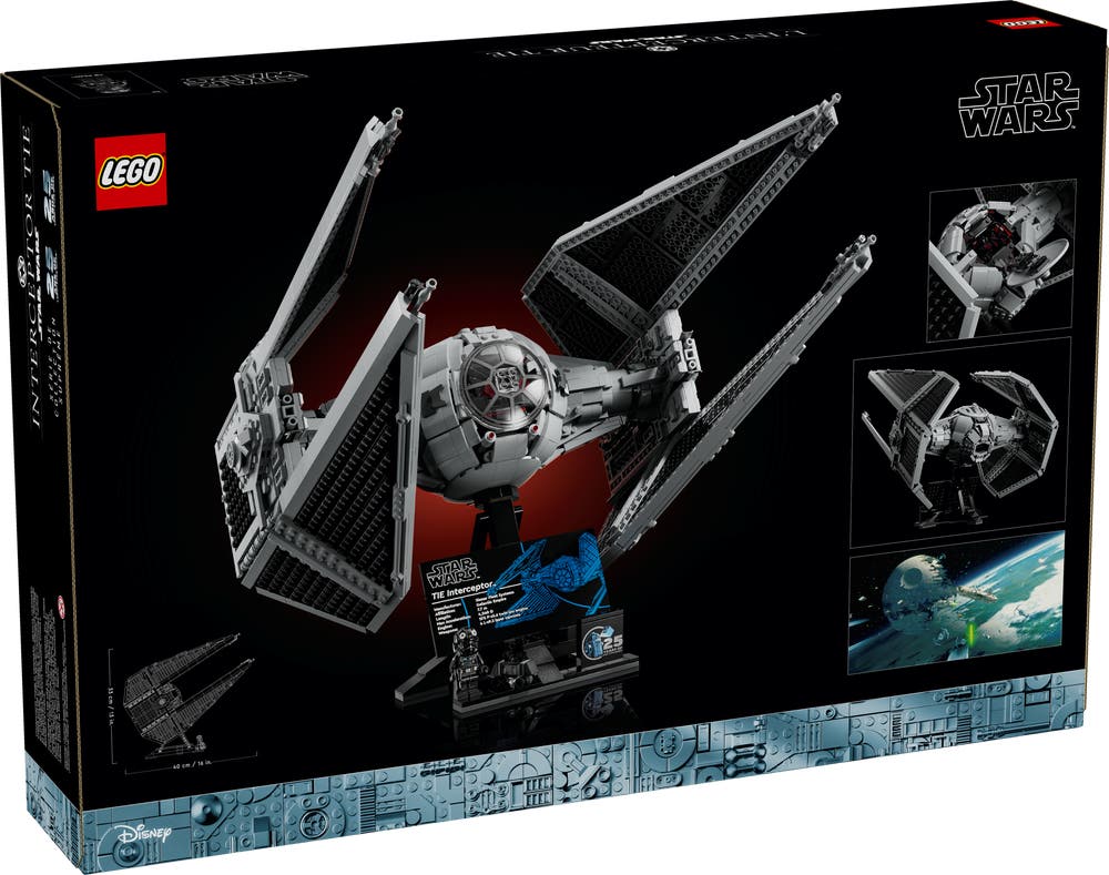 LEGO Star Wars 75382 UCS TIE Interceptor box back
