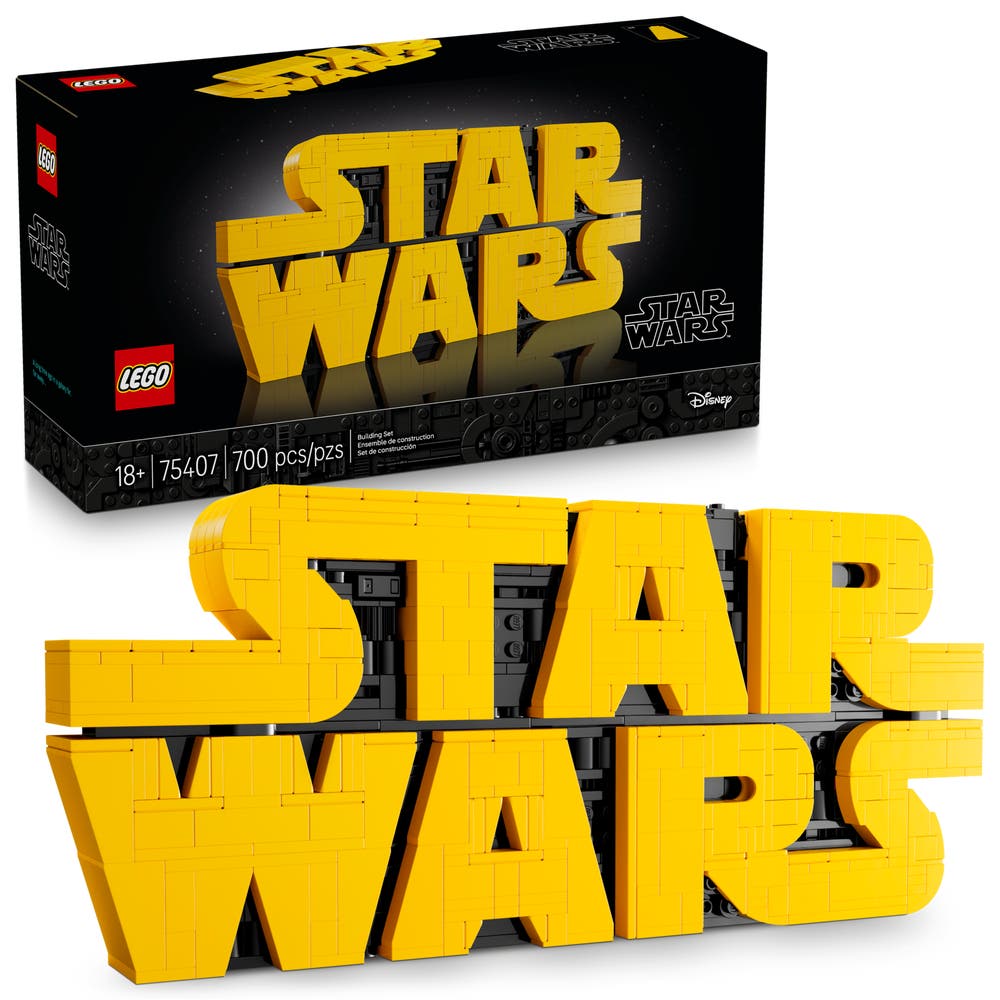 LEGO Star Wars 75407 Brick-Built Star Wars Logo box front