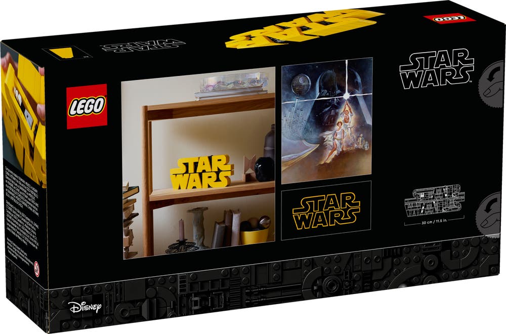 LEGO Star Wars 75407 Brick-Built Star Wars Logo box back