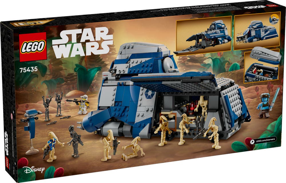 LEGO Star Wars 75435 Battle of Felucia Separatist MTT box back