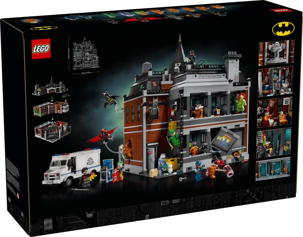 LEGO Batman 76300 Arkham Asylum box back