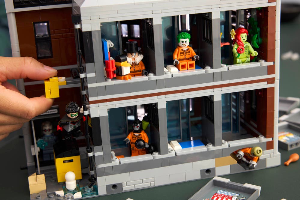 LEGO Batman 76300 Arkham Asylum interior cells