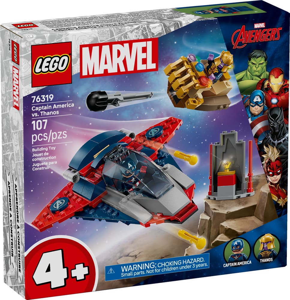 LEGO Marvel 76319 Captain America vs. Thanos box front