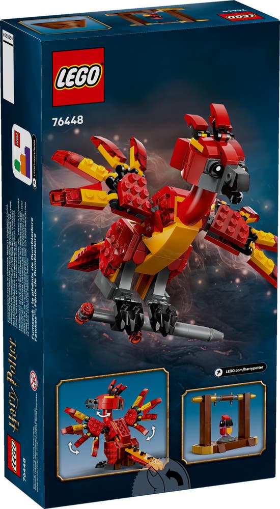 LEGO Harry Potter 76448 Fawkes: Dumbledore's Phoenix box back