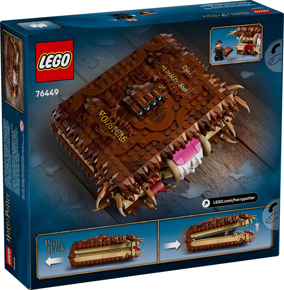 LEGO Star Wars 76449 Chomping Monster Book of Monsters box back