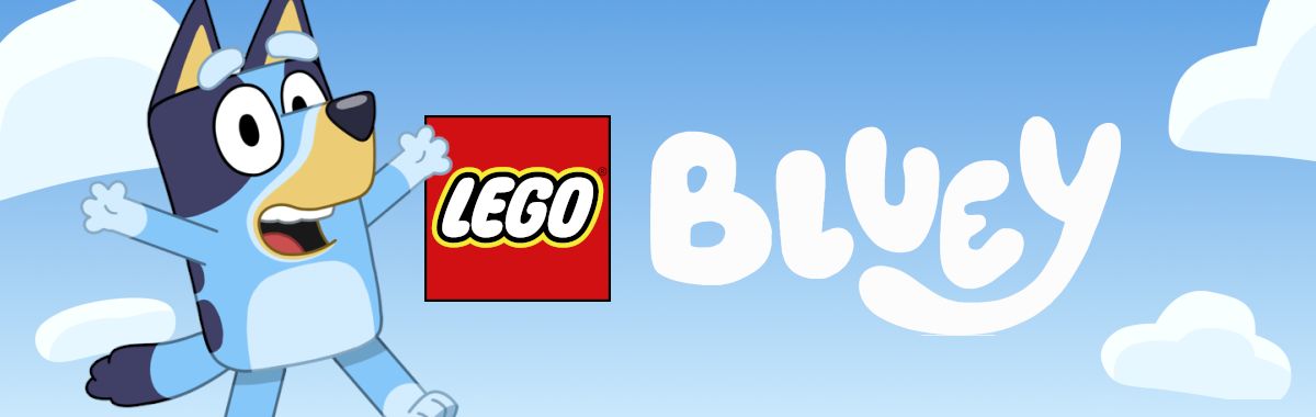 LEGO Bluey banner